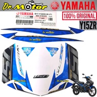 100% ORIGINAL YAMAHA Y15ZR V2 Y15 ZR YSUKU STICKER BODY STRIPE GRAPHIC COMPLETE SMX BLUE BLACK B17-F