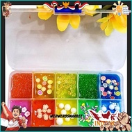 Sanrio Slime Palette Educational Toys 24 Pcs 10 Pcs Colorful Glitter Topping Slime Toys Bygheduplay