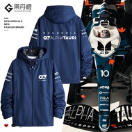 New arrival Toro Rosso F1 Racing Suit Jacket AlphaTauri Peripheral Three-in-One Jacket Windproof Jacket
