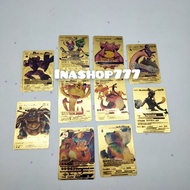 English Pokemon Card/Pokemon Card Gold Metal Material