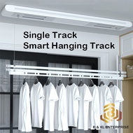 B & XL Single Track Smart Hanging Track/Automatic Lifting  Hanger/ Ampian Baju Elektrik/Motorized Li