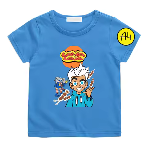 Merch A4 Lamba Cotton T-shirt Short Tops Boys Tshirt Y2k Tees Влад Бумага А4 Summer Anime Tees Kids 