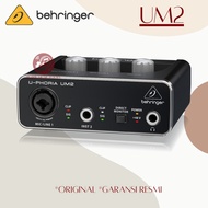 Behringer U-Phoria UM2 USB Audio Interface with XENYX Mic Preamplifier