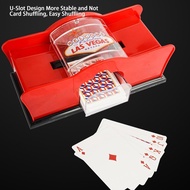 Manual Card Shuffler Poker Table Shuffler Machine Easy Hand Cranked System Playing Card Shuffler for