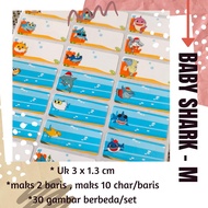 Waterproof NAME LABEL STICKER - BABY SHARK MOTIF/WATERPROOF NAME STICKER