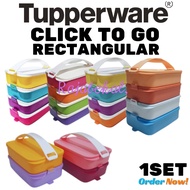 Tupperware Click To Go Rectangular 4 Layers 900ml