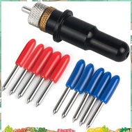 1Pc  Blade Holder Black Colour +5 Pcs 45 + 5 Pcs 60 Degree Refine  Redsail Cutter Plotter Cutting Bl