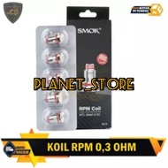 KOIL COIL SMOK RPM40 MTL 0.3 ohm HARGA PER BOX)/5. pcs