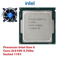 INTEL CORE I3-6100 3.70GHZ SOCKET 1151 PROCESSOR - INTEL CORE I3 6100 3.7 GHz Fan Processor SOCKET 1