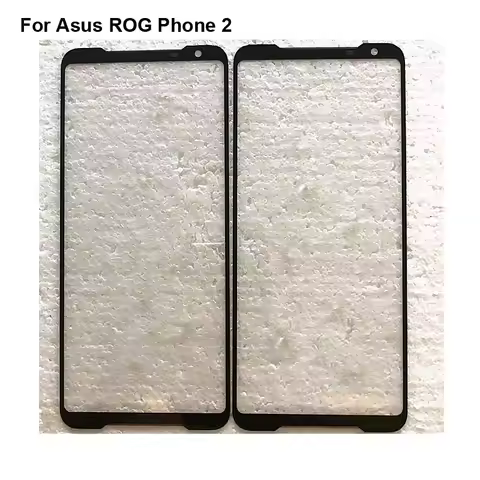 For Asus ROG Phone 2 ZS660KL Touch Screen Outer LCD Front Panel Screen Glass Lens Cover For ROG Phon