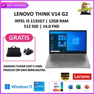 laptop lenovo v14 g2 intel i5 1135g7 ram 16gb 512ssd 14.0fhd win11 - unit 12gb | 512ssd