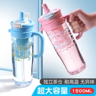 bottle water bottle Influencer Big Mac Water Cup Large Capacity Girl Straw Cup Summer Ice Mac Cup Gi