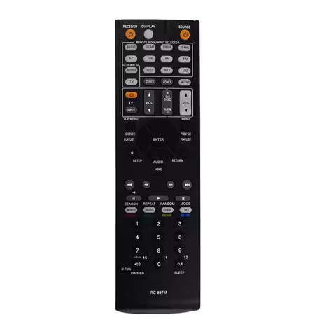 RC837M Replace Remote Control For Onkyo AV Receiver TX-NR616 TXNR616 Remote Control Replacement Acce