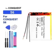Mobile Phone Battery 5000mAh High Capacity For Conquest S6