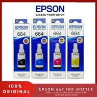 100% Original EPSON 664 T664 Set Refill Ink T6641 6642 6643 L120/L210/L360/L385/L1300