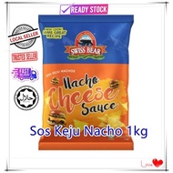 Nacho Cheese Sauce Sos Exp Date 28-06-2026 Keju 1Kg  SWISS BEAR > As KFC Cheezy Wedges