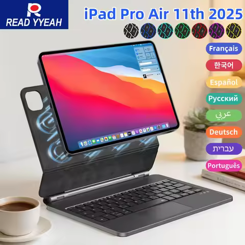 Magic Keyboard For iPad 12.9/13/11/10.9 inch Multi-Model Bluetooth Keyboard with Touchpad for iPad P