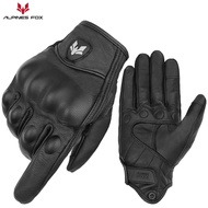 【Worth-Buy】 Suomy Vintage Motorcycle Gloves Full Finger Motorbike Equipment Women Men Brown Atv Rider Sports Protect Guantes