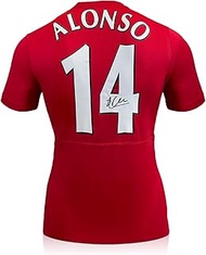 Xabi Alonso Back Signed Liverpool 2005 Football Shirt