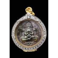 理事版·必打旁帕甘 Pidta Pangpakan】💎✨ 九寶銅 × 染藍皮 × 粉寶石版 ✨佛曆 BE2567｜限量299尊｜編號237｜包義大利金防水殼ck maha surasak