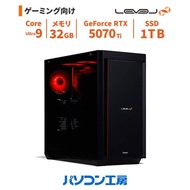 ゲーミングPC 新品 Core Ultra 9 285/RTX 5070 Ti/32GB/1TB SSD/Windows 11 BTO レベルインフィニティ