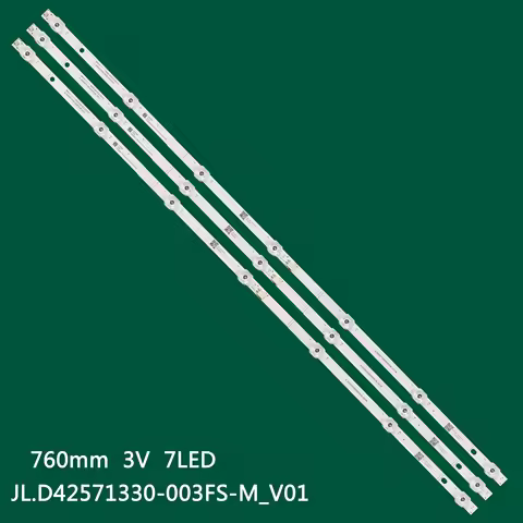 760mm 7 led LED Backlight strip For Hisense 43A6101EE H43BE7000 H43B7100 H43B7100UK HL 43J802 SVH425