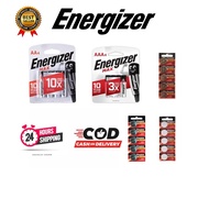 【Hantar Cepat】 Energizer Max Alkaline AA / AAA / CR2032 / CR2025 / CR2016