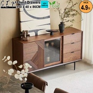 GEM 2 Door 3 Drawer Sideboard Storage Display Cabinet Cabinet Spacious Storage (4.9ft)
