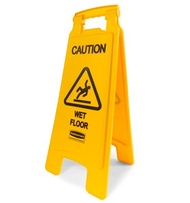 ป้ายเตือนกันเลื่อน "CAUTION WET FLOOR" - Rubbermaid