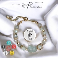 White Moonstoon Pixiu Wealth|Luck|Protection 5 Element Fengshui lucky bracelet