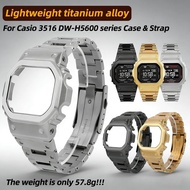 MOD kit DW H5600 titanium case+strap suitable for Casio 3516 DW-H5600 titanium alloy Bezel Watchband
