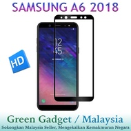 🇲🇾 GG SAMSUNG A6 2018 Full Glue Screen Protector Tempered Glass