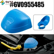 SUYO Wiper Washer Fluid Lid, 6V0955485 Plastics Wiper Washer Fluid Cover, Auto Accessories Blue Washer Tank Bottle Lid for Audi For Volkswagens SKODA