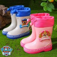 PAW Patrol Children Rain Boots Children Rubber Shoes Anti-slip Girls Rain Boots Toddler Water Shoes Waterproof