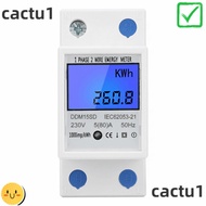CACTU KWh Meter, DDM15SD 5-80A Energy Meter, Precision Metering 220V/230V Single Phase Din Rail Ener