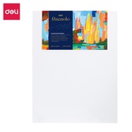 Deli Finenolo Cotton Canvas Board Panel Frame For Acrylic & Oil Painting Drawing White Frame Kanvas 