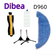 Dibea D960 handheld vacuum cleaner accessory HEPA filterMop Cloth roll brush side brush