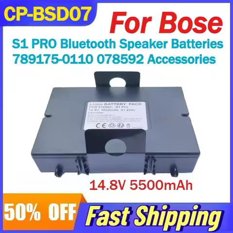 14.8V 5500mAh CP-BSD07 Battery for Bose S1 PRO Bluetooth Speaker Batteries 789175-0110 078592 Access
