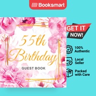 55th Birthday Guest Book - Hardback - English - 9788395816307