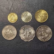🇭🇰香港1997年回歸紀念幣六枚-原光全新UNC