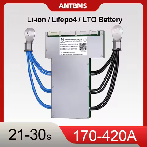Smart 21-30S ANT BMS 72V 84V 96V Li-ion LifePo4 LTO Battery BT APP LFP NMC smart Balance board 170A 