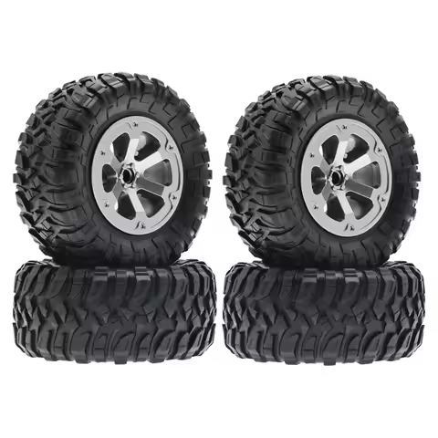 4pcs 73mm Tire Wheel Tyre for MN D90 MN98 MN99s WPL C14 C24 C24-1 C34 C54 B14 B24 B16 B36 Fayee FY00