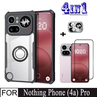 Nothing Phone (4a) Pro Shockproof Phone Case for Nothing Phone 4A Pro / 3A Pro 4in1 Privacy Tempered