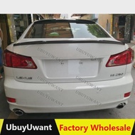 On sale For Lexus IS250 IS300 IS350 07-13 Carbon fiber Trunk Spoiler Roof Lip Kit Car Rear Spoiler W