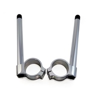 2 piece of Universal 52mm Fork Clip-ons Handle Bars CNC Riser Regular Handlebar