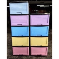 5Tier Drawer Plastic Storage / Laci Plastik 5 Tingkat