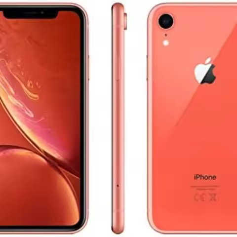Apple - Iphone XR (A1984) coral (64GB) Grade C includes charging cable Genuine Refurbished Unlocked,