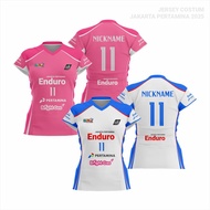 JERSEY BAJU VOLI WANITA JAKARTA PERTAMINA PROLIGA FREE NAMESET