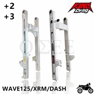 DKT/KING DRAG Swing Arm +2 +3 Rs125, Smash, xrm110/125, wave 125, wave 100, WAVE110 tmx, barako