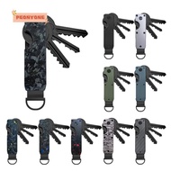 PEONYTWO Key  Holder, Metal Holds 2-6 Keys Key Organizer, Innovative with Screwdriver Minimalist Key